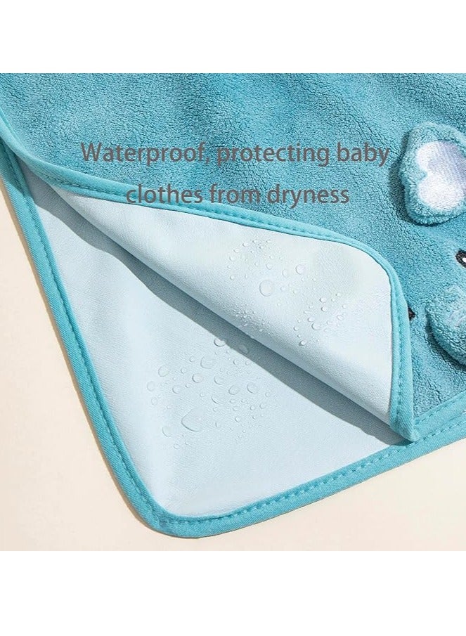 Sylqvxh 2 PCS Baby Bibs for Boys Bibs for Baby Girl,Waterproof Toddler Bibs 1-5 Years Good Absorbent - Image 3