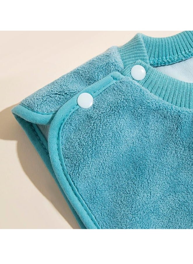 Sylqvxh 2 PCS Baby Bibs for Boys Bibs for Baby Girl,Waterproof Toddler Bibs 1-5 Years Good Absorbent - Image 4