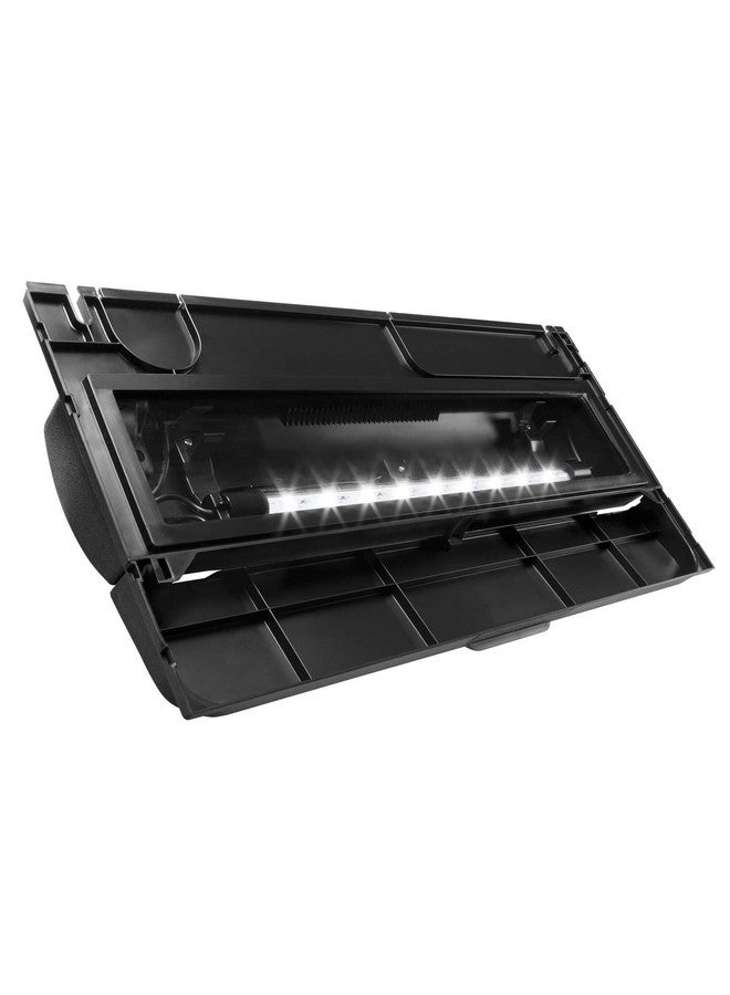 أكيون شفاط كامل فاخر بإضاءة LED - أسود - 24 بوصة - Image 3