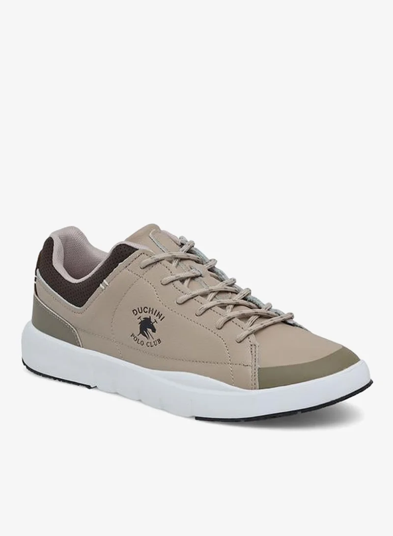 DUCHINI BEIGE Polo Club Men Lace-Up Ankle Sneakers for Men | Best Price UAE