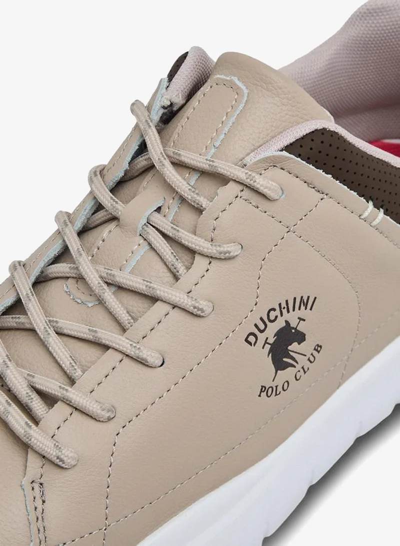 DUCHINI BEIGE Polo Club Men Lace-Up Ankle Sneakers for Men | Best Price UAE