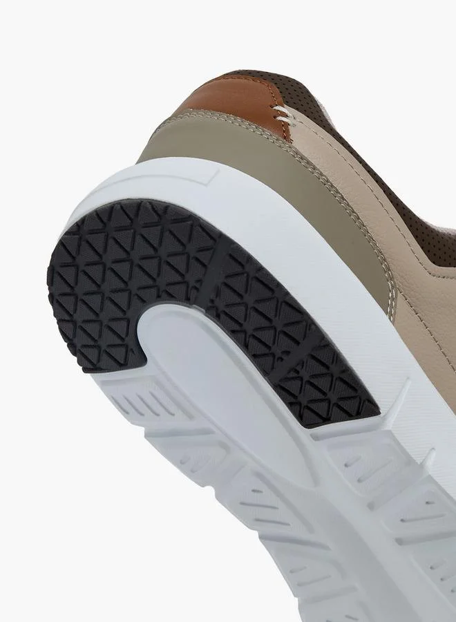 Duchini BEIGE Polo Club Men Lace-Up Ankle Sneakers for Men | Best Price UAE