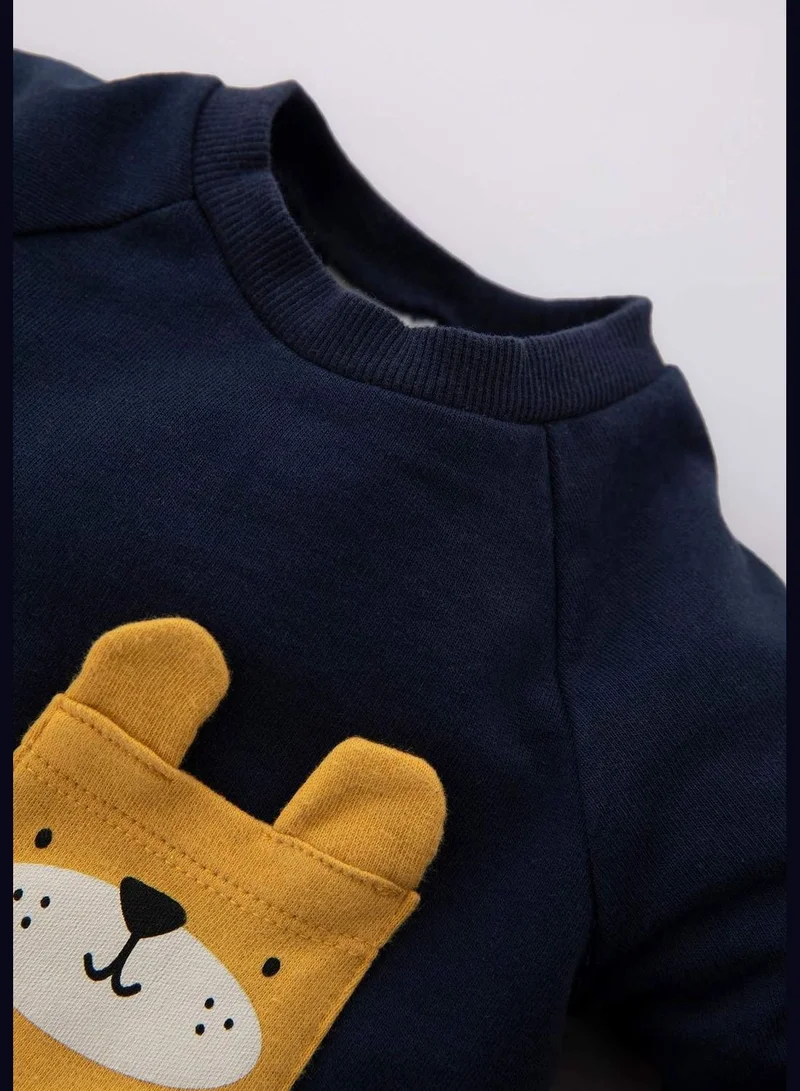 DeFacto 2 Pack BabyBoy Bike Neck Long Sleeve Knitted Set