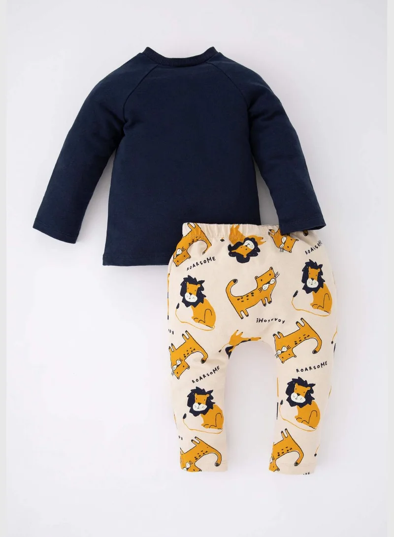 DeFacto 2 Pack BabyBoy Bike Neck Long Sleeve Knitted Set