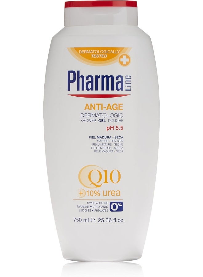 PharmaLine Anti-Age Dermatologic Shower Gel 750ML - Image 1