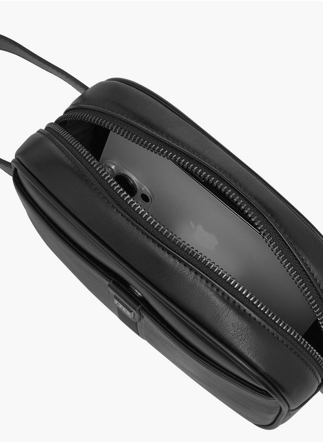 DUCHINI - Men's Solid Pouch with Zip Closure - Image 1