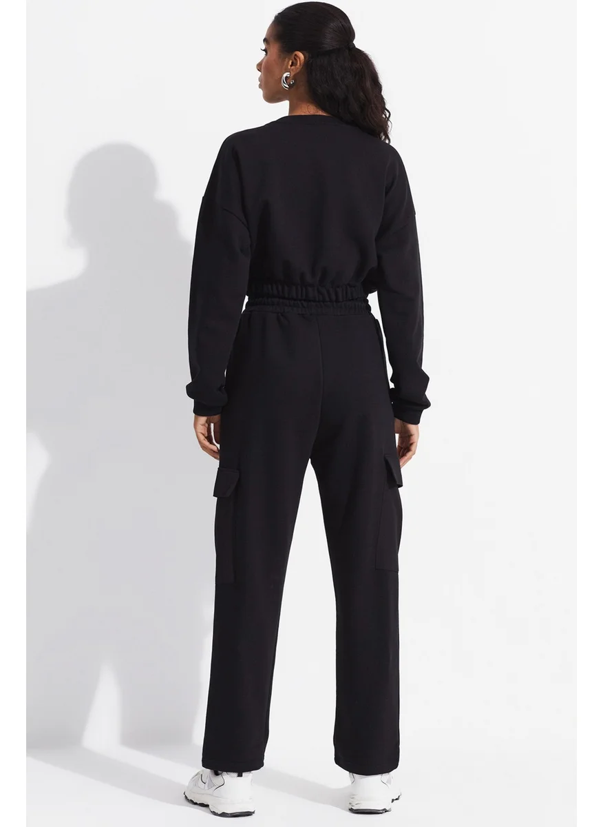 جون Pocket Detailed Sweathirt Tracksuit Set