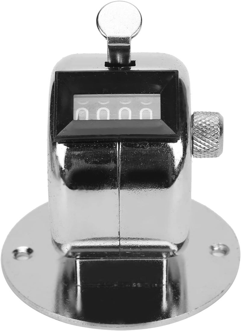 Hand Tally Counter, Stainless Steel Hand Counter, Portable Manual Tally Counter, 4 Digit Manual Counting Tool for Workshop Inventory - Image 5