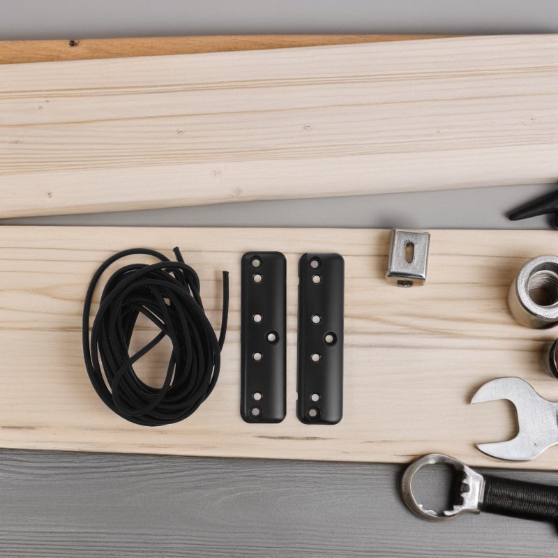 1 Set Rv Cabinet Fence: Rv Accessories Anti Falling Guard Straps For Cabinets Elastic Shelf Safety Rope With Bracket For Camper Trailer And Motorhome Use - Image 5