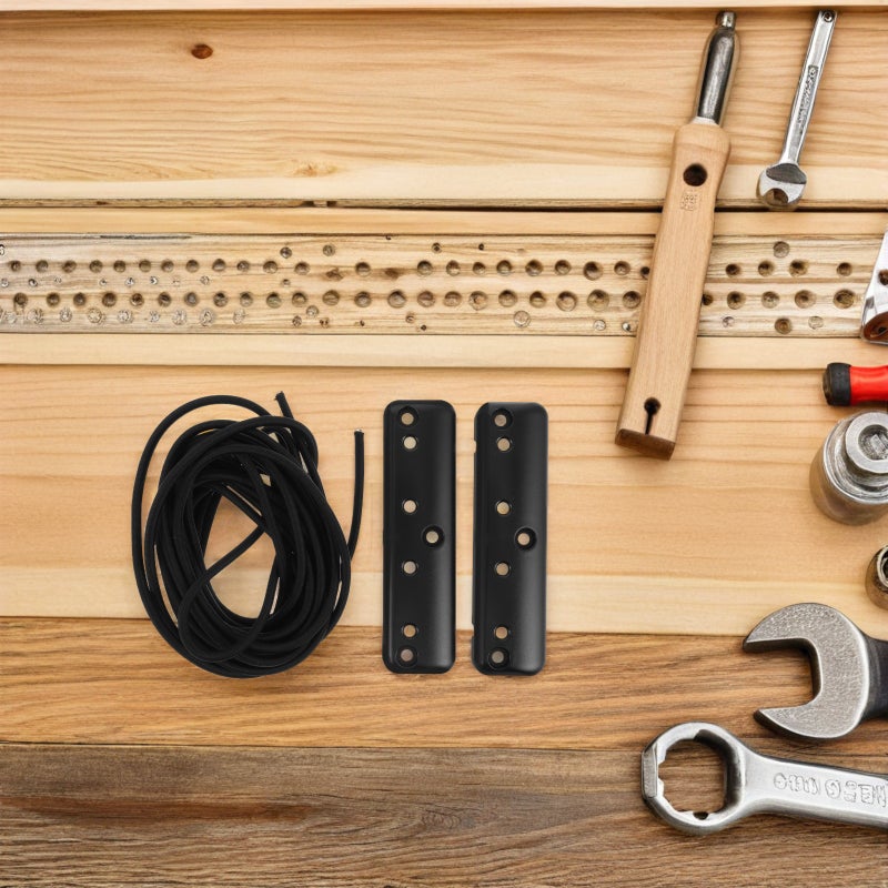 1 Set Rv Cabinet Fence: Rv Accessories Anti Falling Guard Straps For Cabinets Elastic Shelf Safety Rope With Bracket For Camper Trailer And Motorhome Use - Image 4
