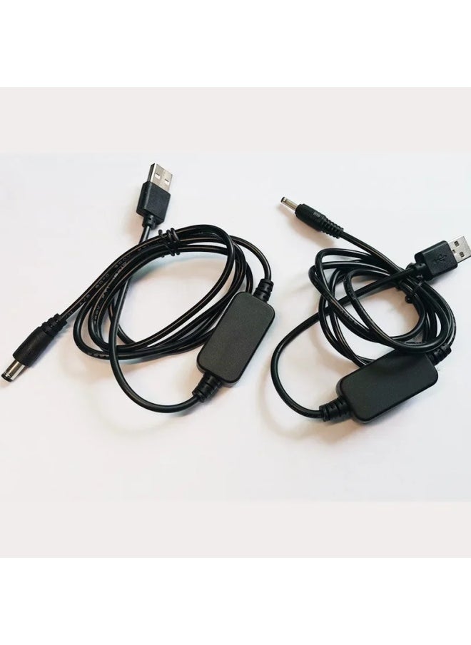 High Power 5v To 9v 12v Usb Boost Line Mobile Power Supply Connector Router Connection Cable Boost Line Fiber Optic Connector-Color:12V9V Adjustable Boost Line