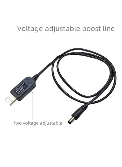 High Power 5v To 9v 12v Usb Boost Line Mobile Power Supply Connector Router Connection Cable Boost Line Fiber Optic Connector-Color:12V9V Adjustable Boost Line