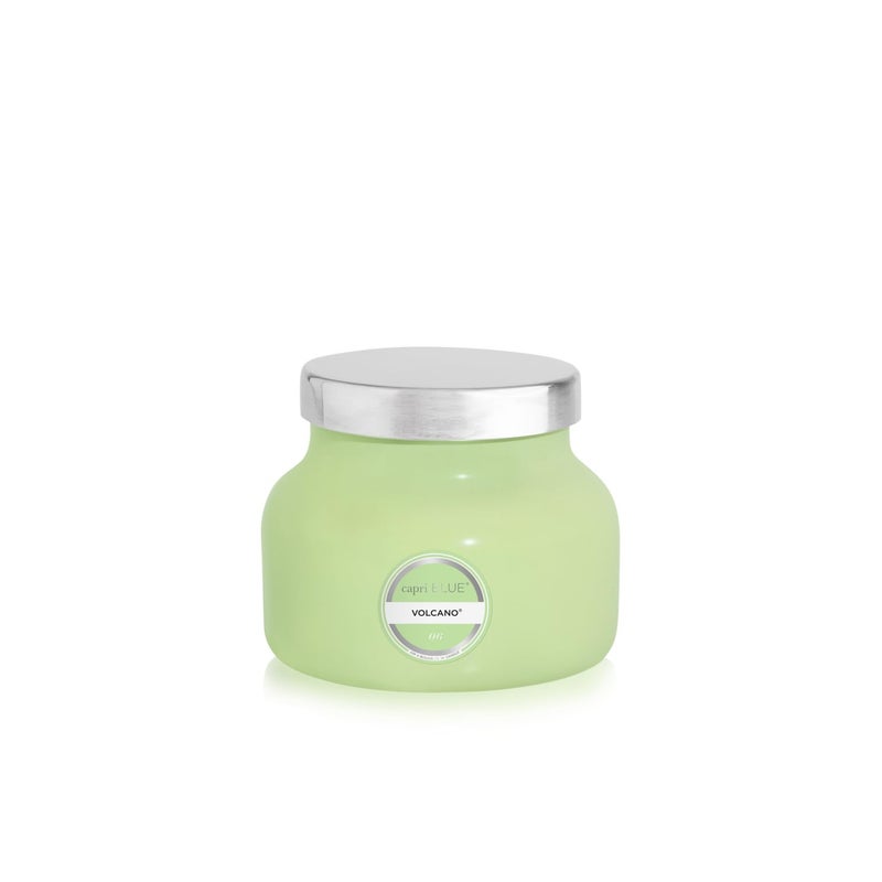 Capri Blue Volcano Scented Candles - Luxury Candles for Home Scented with Tropical Fruit & Sugared Citrus - Long Lasting Soy Wax Blend - Petite Glass Jar (Iced Matcha Green, 8 oz) - Image 1