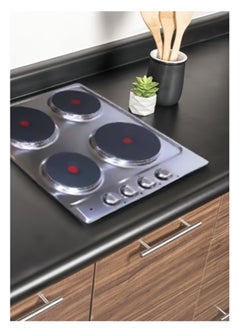 kitchen Line Electric surface  4 stone eyes  steel  Italian | E4010  - Image 3
