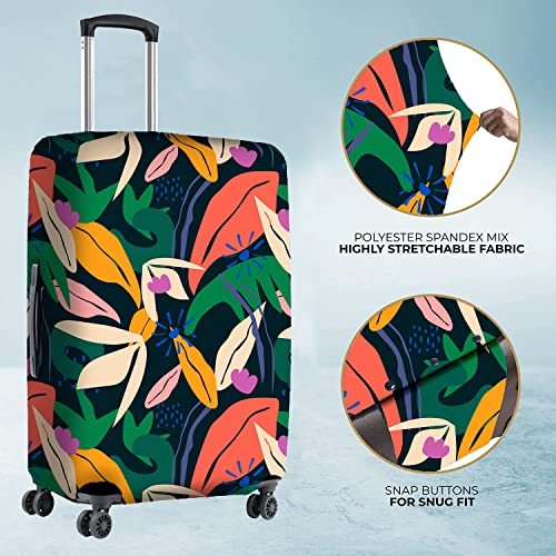 Nasher Miles Polyester 75 (28 Inch) Large Protective Luggage Cover - Feather - Image 4