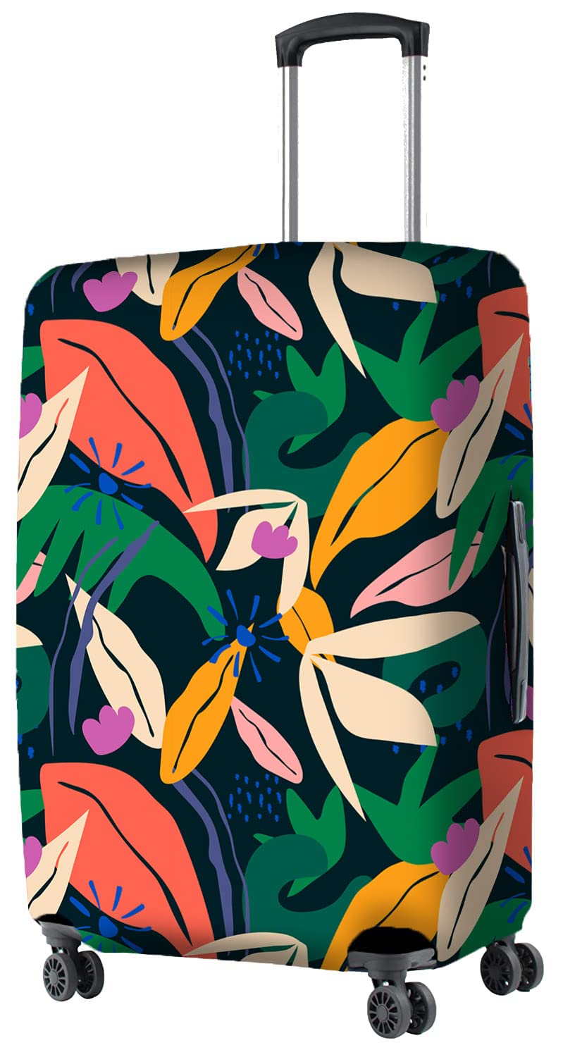 Nasher Miles Polyester 75 (28 Inch) Large Protective Luggage Cover - Feather - Image 1