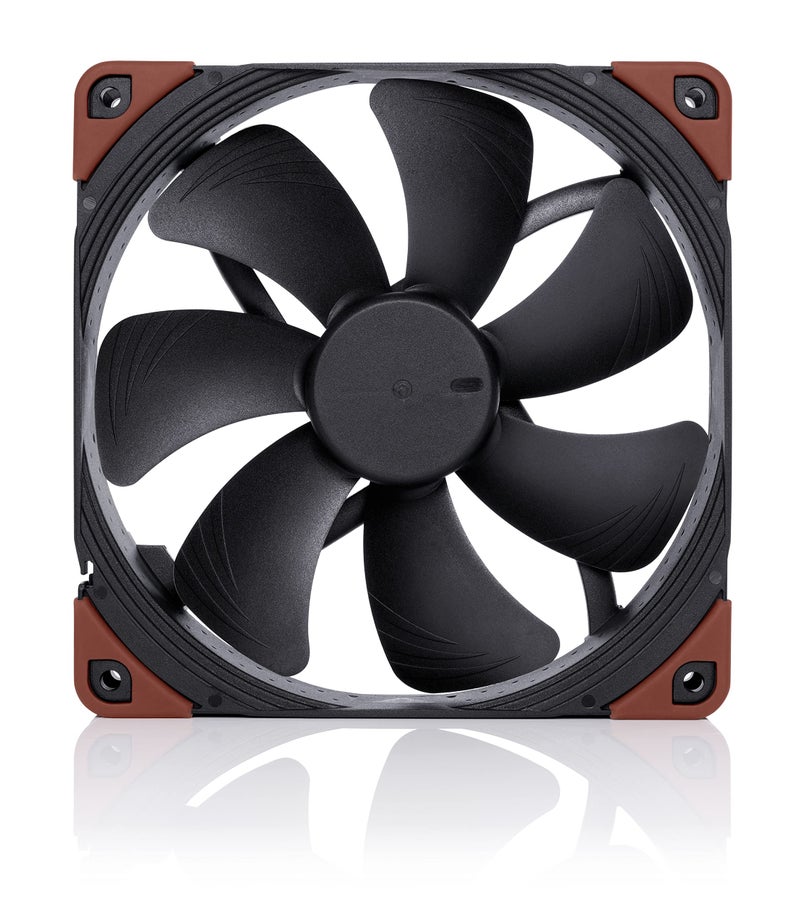 Noctua NF-A14 iPPC-2000, Heavy Duty Cooling Fan, 3-Pin, 2000 RPM (140mm, Black) - Image 3