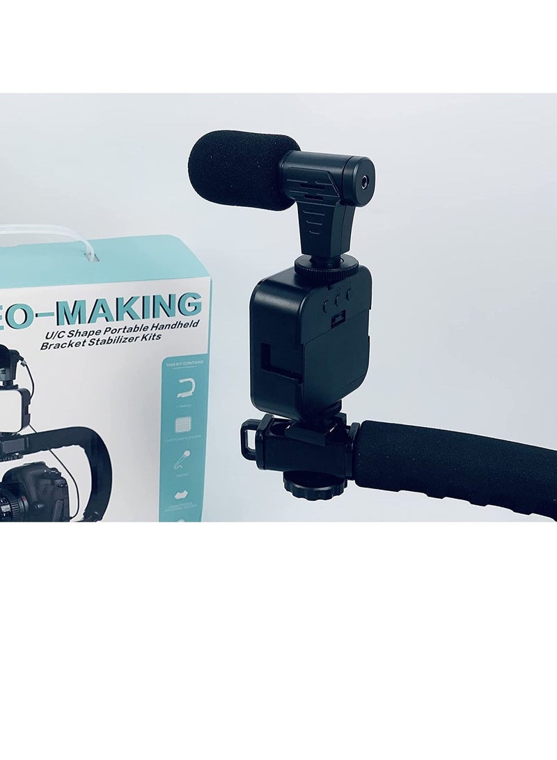 Phone Planet Vlogging Kit for Starter Photography Video  Recording Smartphone Live Black - Image 4