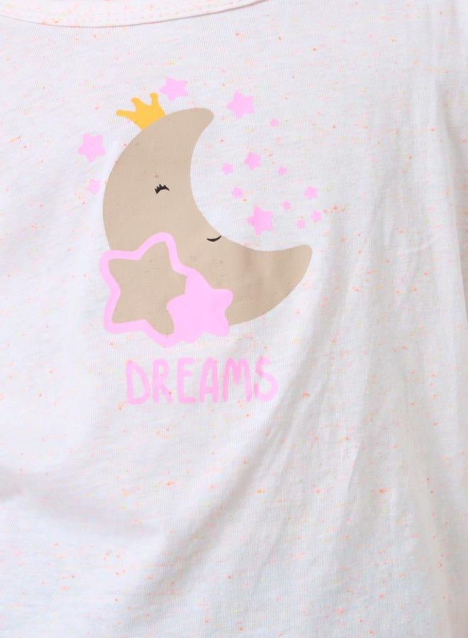 تايك تو طقم من بنطال وتيشيرت بطبعة جرافيك - Image 3