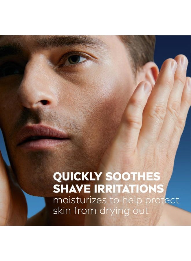 DEEP Refreshing and Hydrating After Shave with Natural Charcoal, Aftershave Lotion for Men Soothes Shave Irritation, Vanilla and Bourbon Scent, 3.3 Fl Oz Bottle, Pack of 3