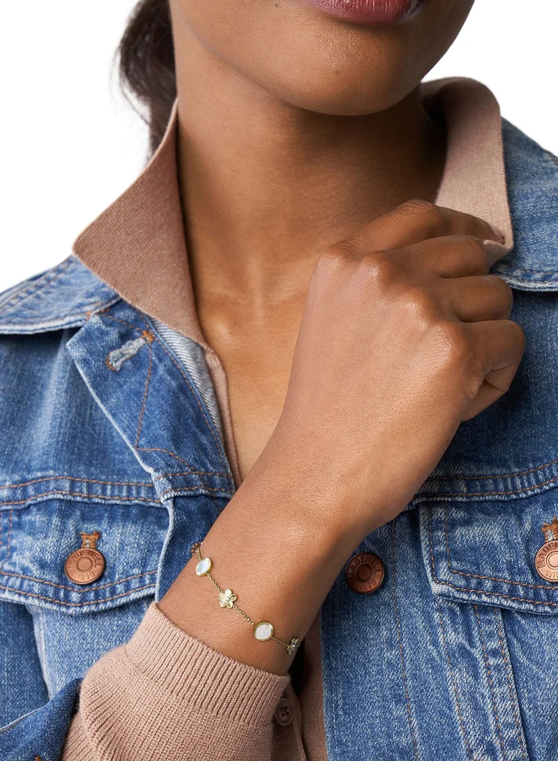 FOSSIL Flower Detail Bracelet