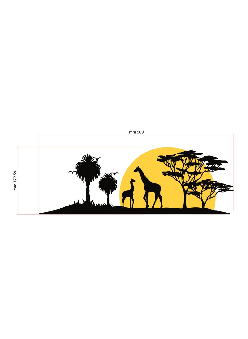 IDesign African Savannah Acrylic Wall Art - Image 2