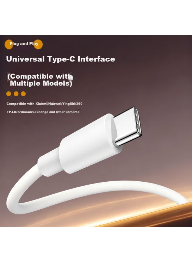 Trendsetter Xiaomi Ezviz Camera Power Extension Cable 3m Charger Set Xiaobai 360 Tp-link Huawei Que Dan Lecheng Qiaoan Surveillance Power Adapter Power Cable