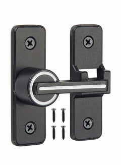 Y&D 180 Degree Right Angle Door Lock, Heavy Duty Flip Latch Bolt Lock cam and Window Push-Pull Rod barn (Luminous Tone)  - Image 1