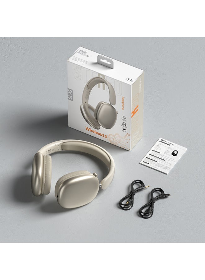 New Wireless Bluetooth Headphones With Noise Reduction, Foldable, Sports-friendly, No Sound Leakage, Over-ear Headphones And