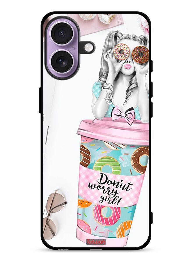 Tolwak Apple iPhone 17 Protective Case Cover Donut Worry Girl - Image 1