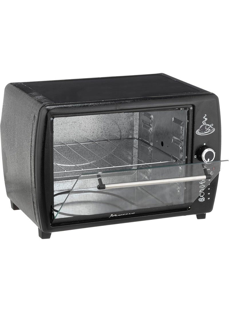 iHome Electric Oven KI-5000 40 Liter 1200W,Thermostat,Black - Image 1