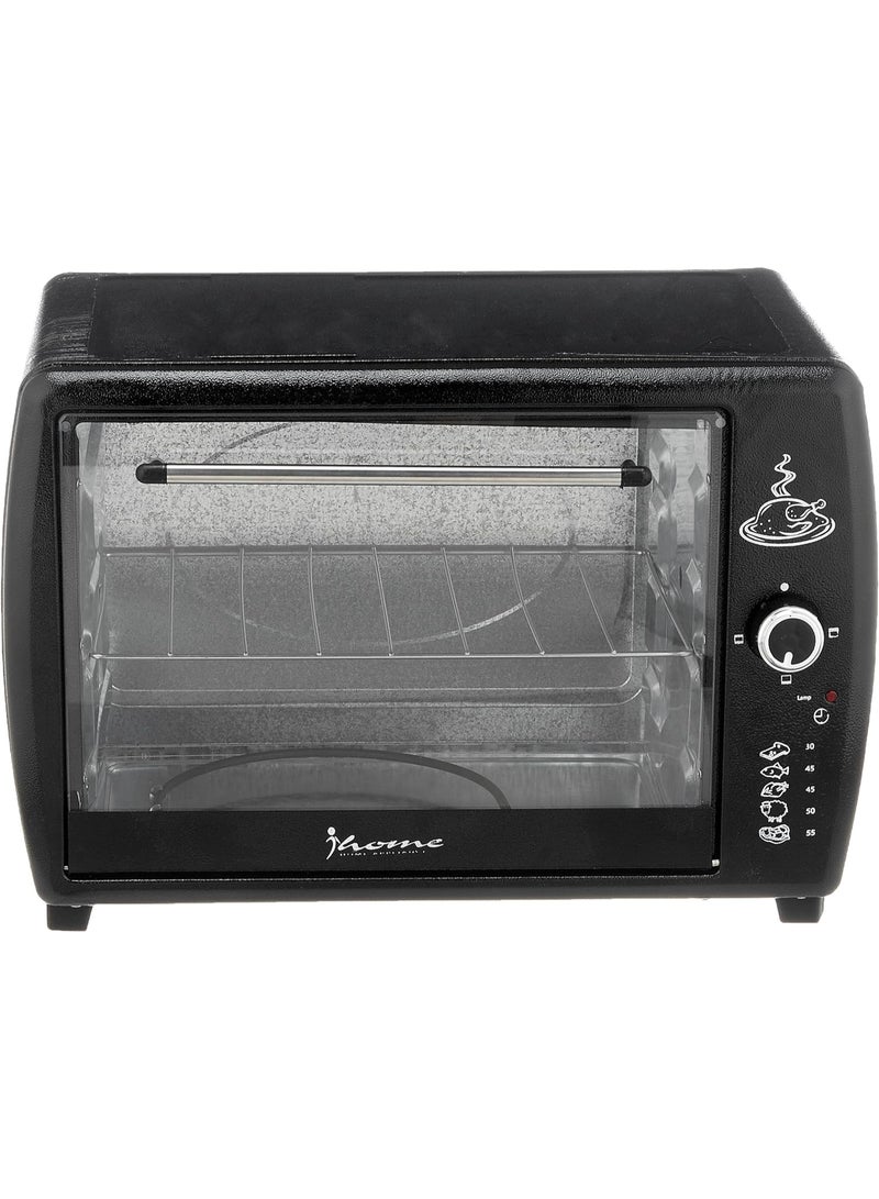 iHome Electric Oven KI-5000 40 Liter 1200W,Thermostat,Black - Image 3