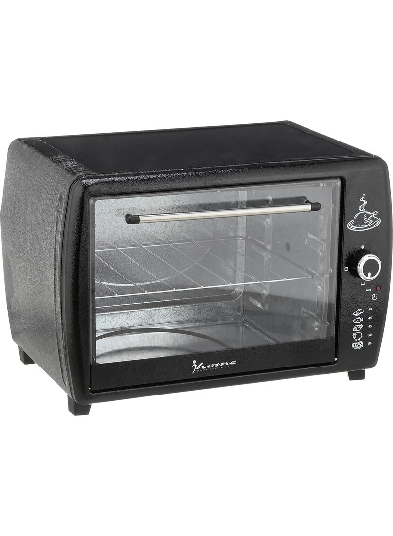 iHome Electric Oven KI-5000 40 Liter 1200W,Thermostat,Black - Image 4