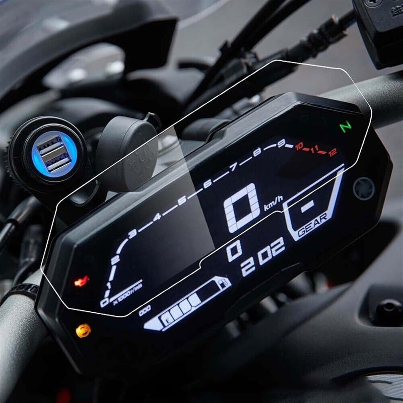 QASULER Motorcycle Dashboard Screen Protector - Image 1