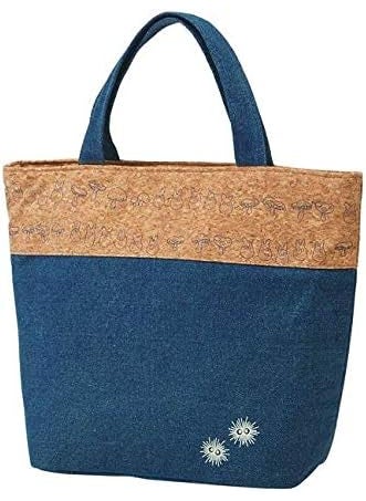 Skater Skater KBCO2 Cork x Denim Cooler Bag M My Neighbor Totoro Ghibli  - Image 4