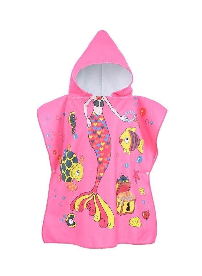 Eco Mom 4 Pieces Training Pants Strong Absorbent Toddler Potty Training Underwear for Baby and Toddlers UNISEX (6-Layers) 12KG-18KG (2-4 Years Old) LARGE, multi-color & Kids Hooded Bath Towel, Absorbent Microfiber, Cozy Beach, Pool Wrap for Boys & Girls, Soft and Printed Hooded Baby Kids Towel, Pack of 1 MermaidBundle - Image 3