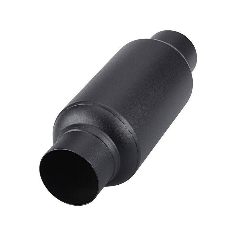 LCGP 2.5'' Inlet & 2.5" Outlet, Universal Resonator, 11.5'' Overall Length Stainless Steel Muffler/Weld On - Image 4