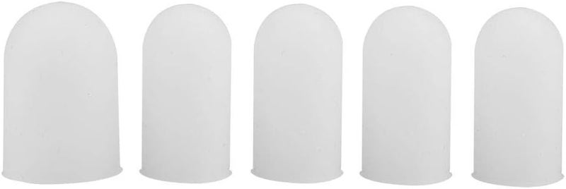 klarako 5pcs Silicone Finger Protectors, Finger Caps, Finger Covers, Thumbs Cover Fingertip Gloves for Heat Cooking Baking Barbecue - Image 5