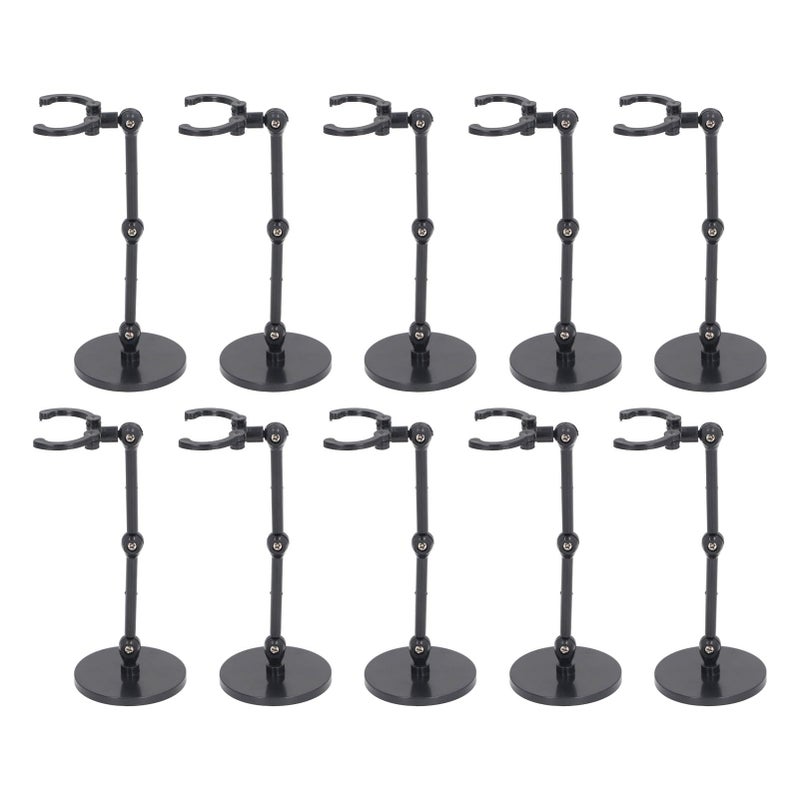 10 Pack Action Figure Stands For 6 Inch Dolls Plastic Display Holder Support Frame - Image 2