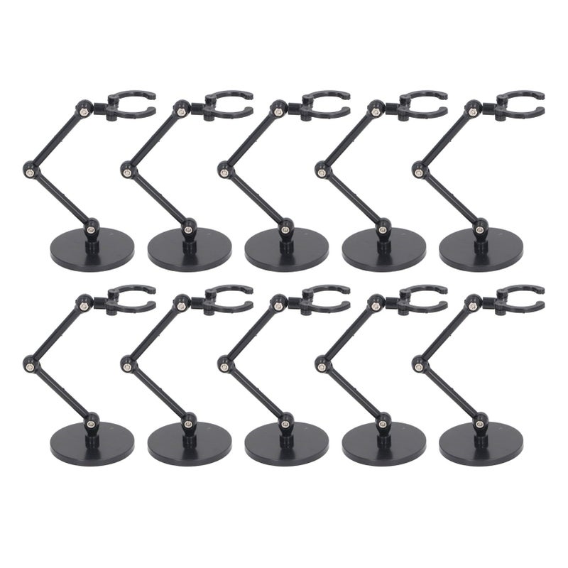 10 Pack Action Figure Stands For 6 Inch Dolls Plastic Display Holder Support Frame - Image 5