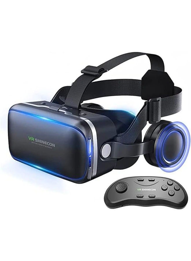 General VR set with remote control, HD 3D VR glasses, virtual reality headset for VR games and 3D movies, VR goggles compatible with smartphones  - Image 1