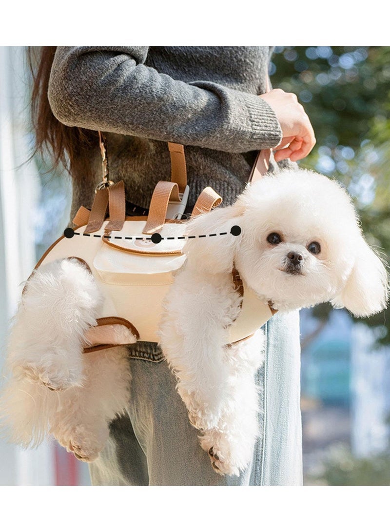 general Dog Carrier Multifunctional Cute Dog Lift Harness for Walking Travel Outdoor Brown L - Image 3