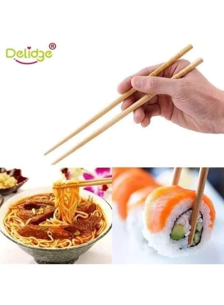 Korean wooden chopsticks – 30 pieces in assorted designs – perfect for sushi, ramen, and Asian food lovers – an authentic and elegant dining experience - Image 2