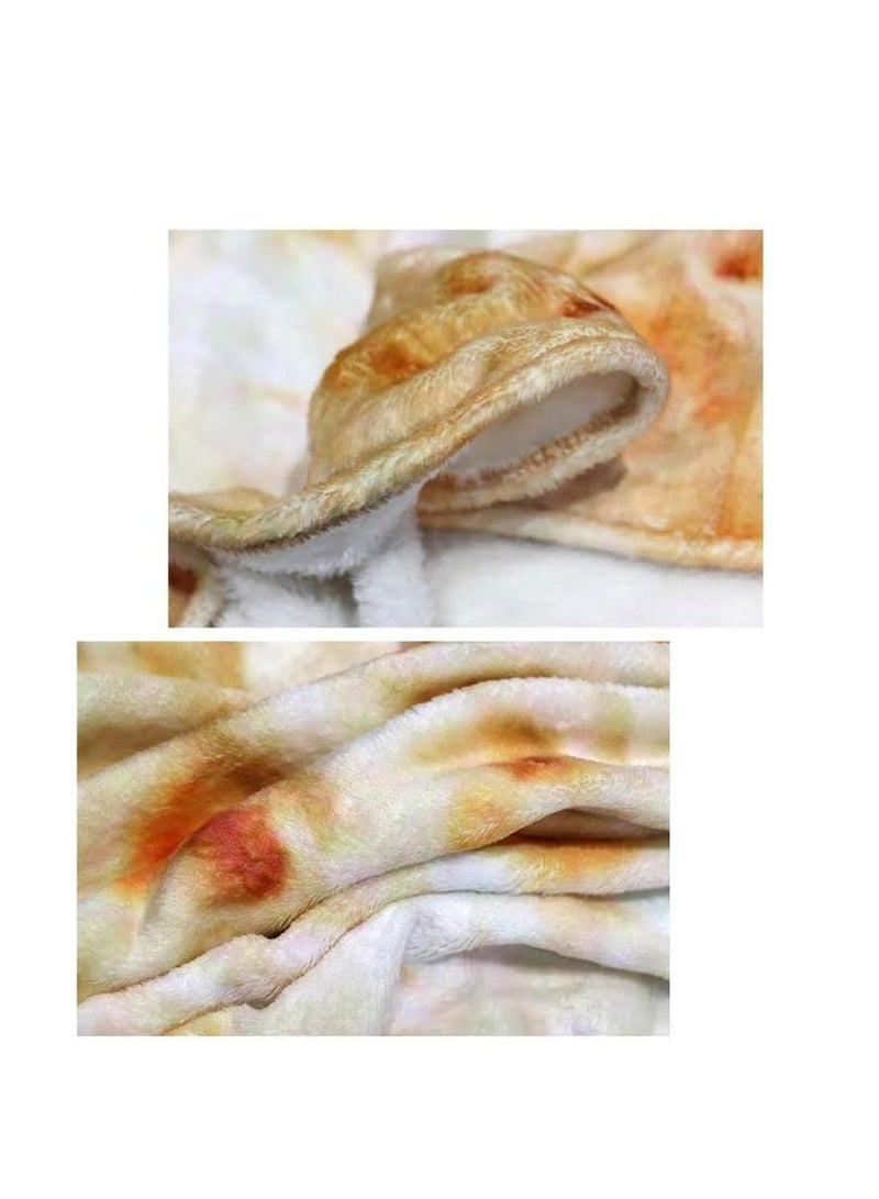 Round Burrito Baby Swaddle Blanket, Newborn Soft Plush Flannel Blanket, Infant Kids Thin Bedspread, Bed Sofa Air Conditioning Quilt for Home Office Travel Camping Picnic (Burrito#1, 150x150cm) - Image 3