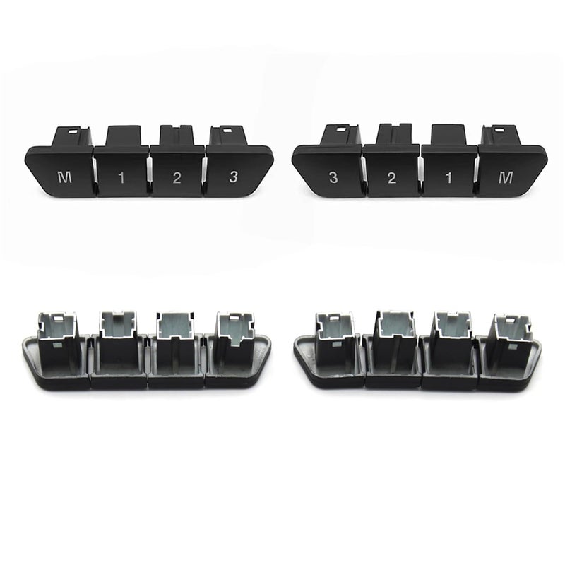 DEMULAX Car Seat Adjustment Switch - Black Right Set - Image 1