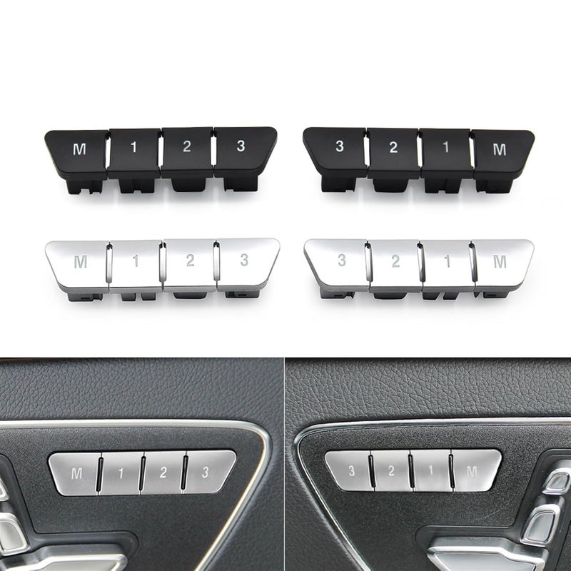 DEMULAX Car Seat Adjustment Switch - Black Right Set - Image 3