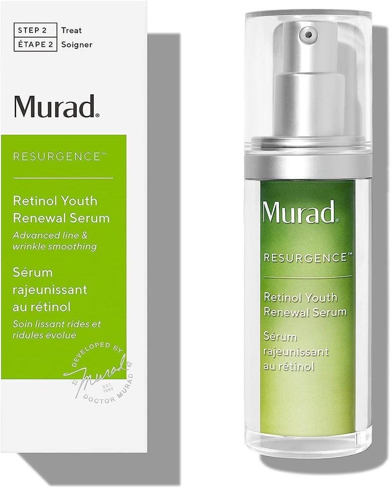 Murad Retinol Youth Renewal Serum – Anti-Aging Night Serum with Retinol Tri-Active Technology & Hyaluronic Acid – 1.0 oz / 30ml - Image 1