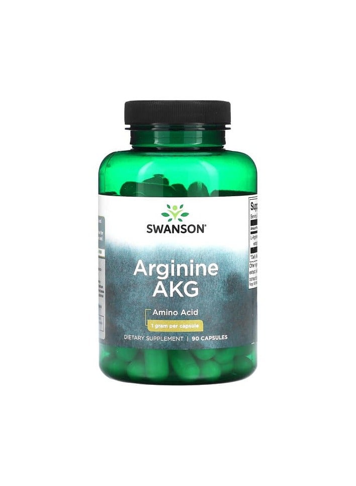 SWANSON Arginine AKG, 1 g, 90 Capsules