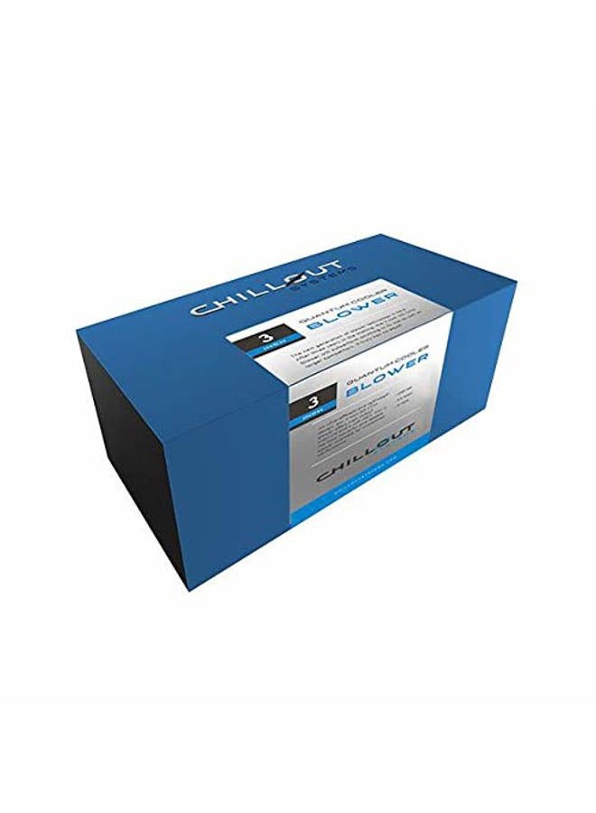 ChillOut Systems - Club Series Lightweight 3" in-Line Air Blower, 12V 180 CFM for Automotive Racing, Engine, Cabin Cooling, Bilges, Galleys and Heads Ventilation - Image 4