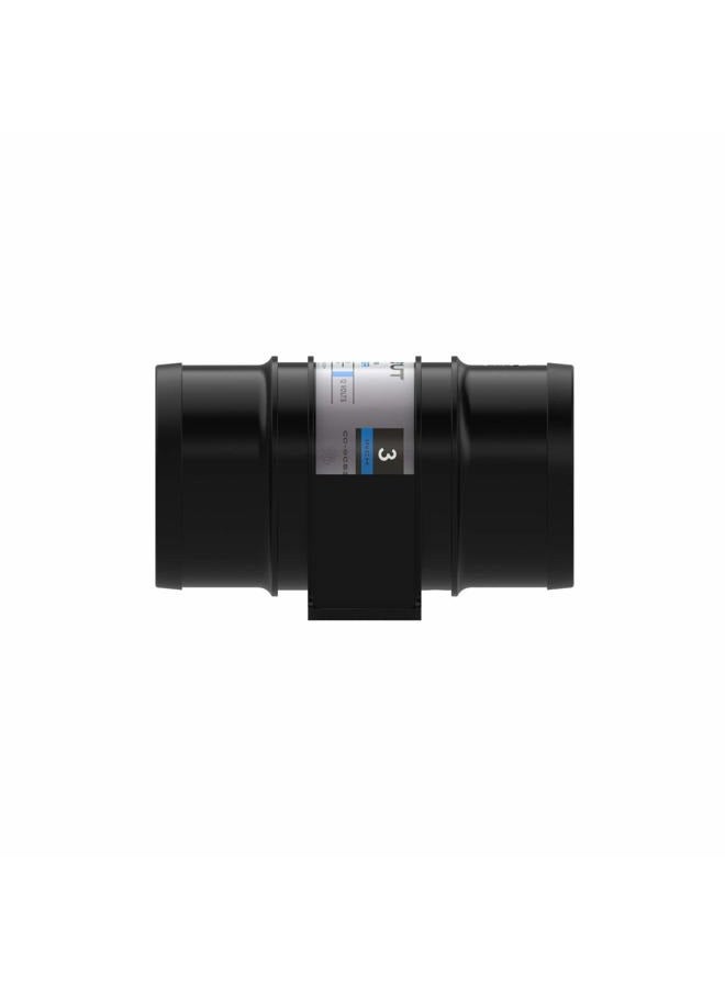 ChillOut Systems - Club Series Lightweight 3" in-Line Air Blower, 12V 180 CFM for Automotive Racing, Engine, Cabin Cooling, Bilges, Galleys and Heads Ventilation - Image 3